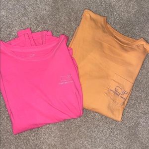 Set of TWO vineyard Vines shirts!